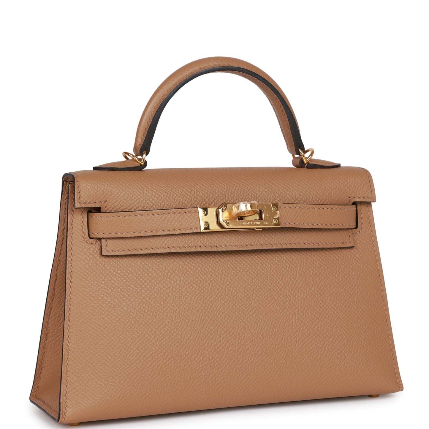 Hermes Kelly Sellier Chai Epsom Hardware Handbag Gold Travel Bag Hardware Deposit