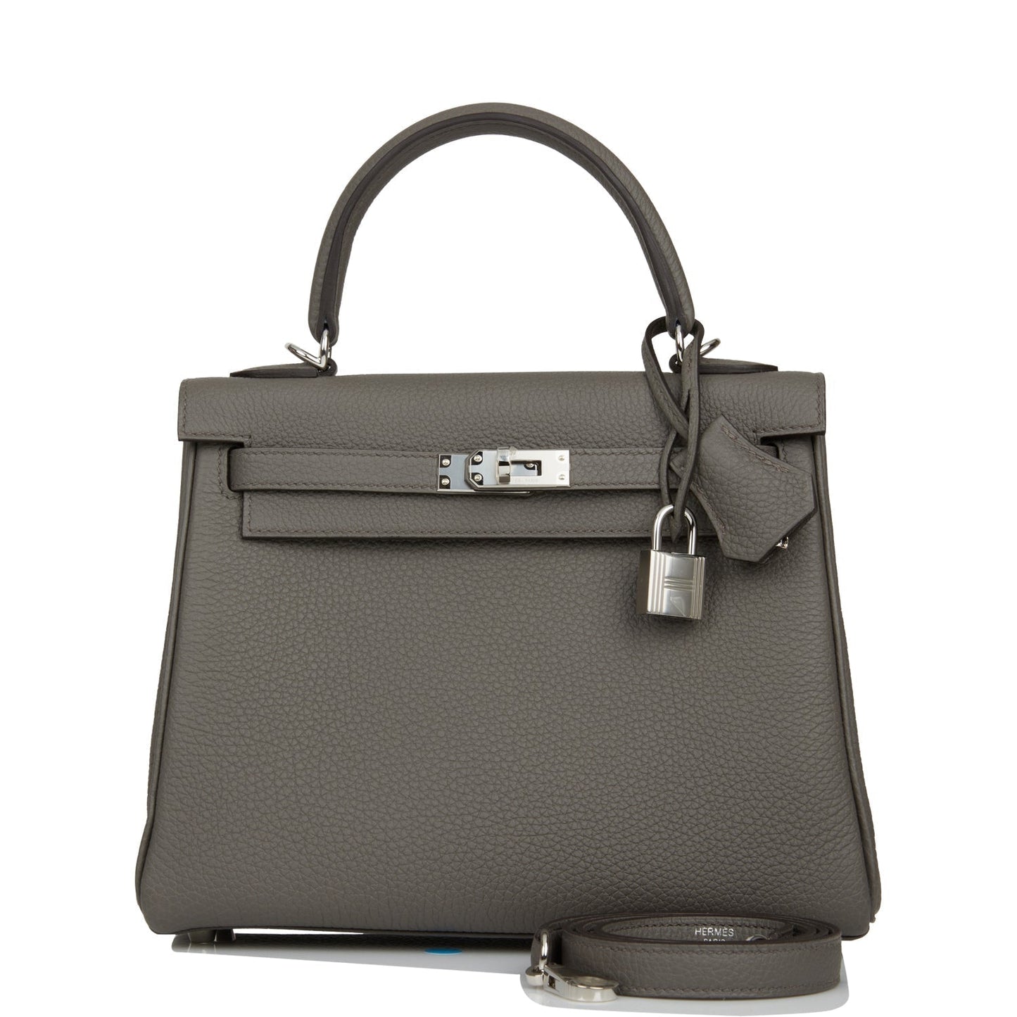 Hermes Kelly Retourne Etain Togo Palladium Hardware Handbag Travel Bag Payment 1