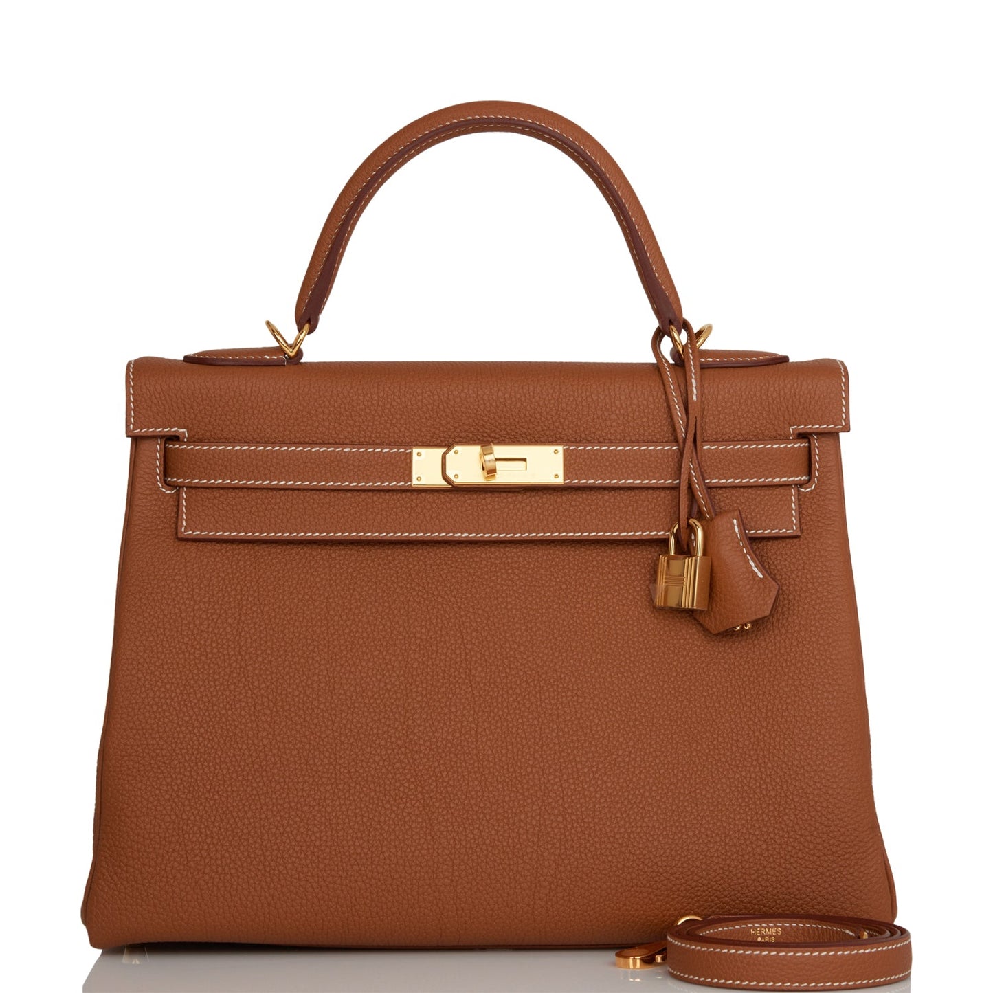 Hermes Kelly Retourne Togo Hardware Handbag Gold Travel Bag Hardware 1