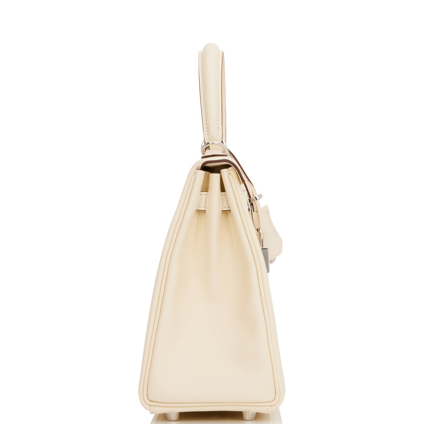 Hermes Kelly Retourne In Out Nata Swift Palladium Travel Bag Hardware 1