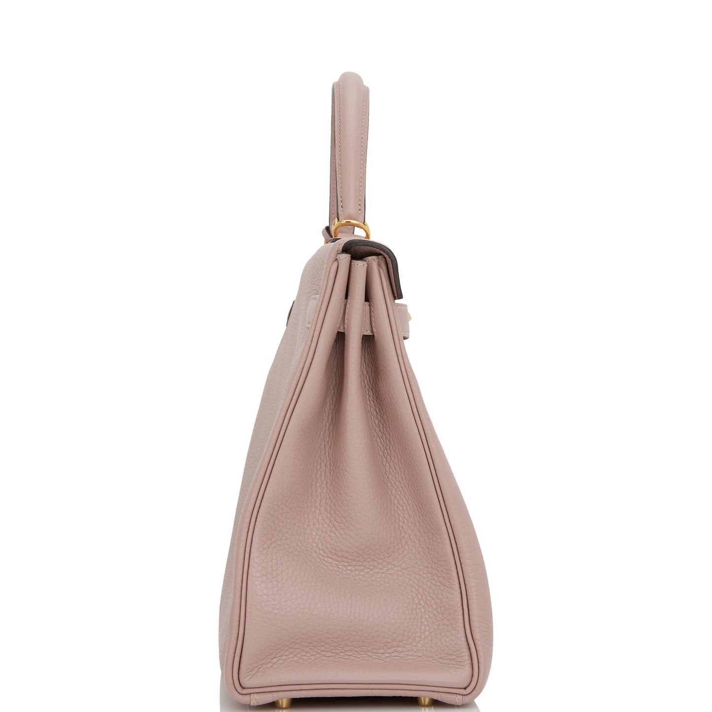 Hermes Kelly Retourne Glycine Clemence Hardware Handbag Gold Travel Bag