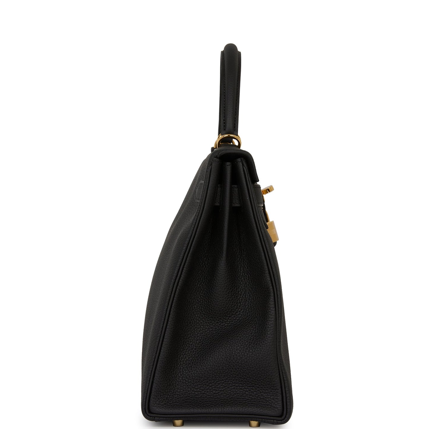 Hermes Kelly Retourne Togo Hardware Handbag Black Gold Travel Bag Payment 3