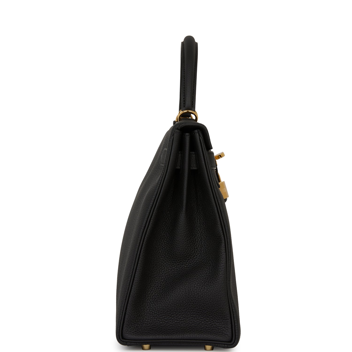 Hermes Kelly Retourne Togo Hardware Handbag Black Gold Travel Bag Payment 3