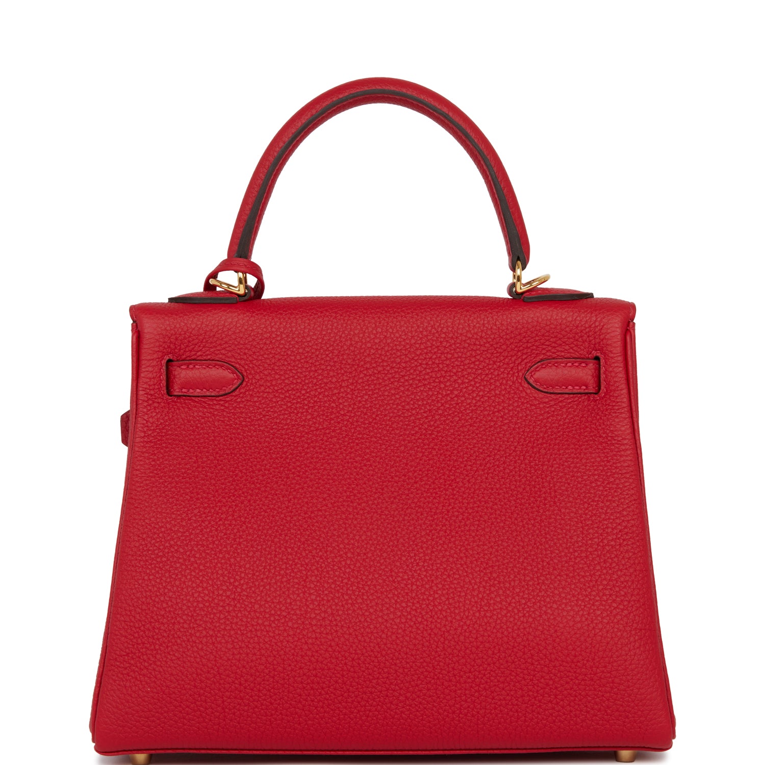 Hermes Kelly Retourne Rouge Cas Ue Togo Hardware Gold Travel Bag Hardware 4