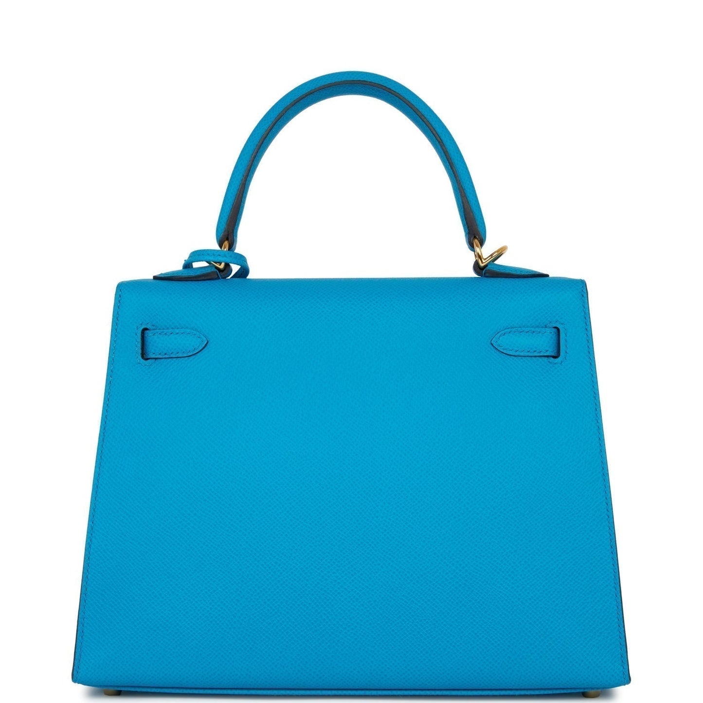 Hermes Kelly Sellier Bleu Frida Epsom Hardware Handbag Gold Travel Bag