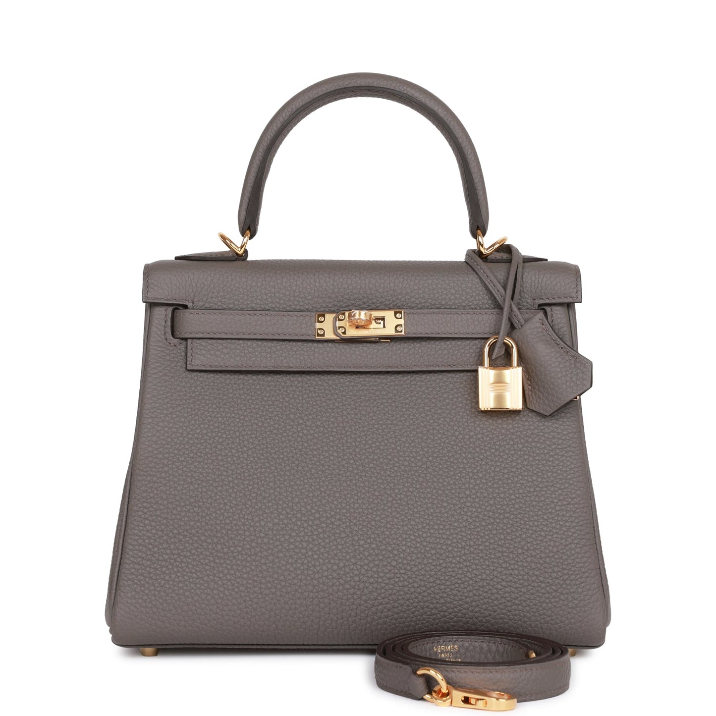 Hermes Kelly Retourne Etain Togo Hardware Handbag Gold Travel Bag Hardware 2