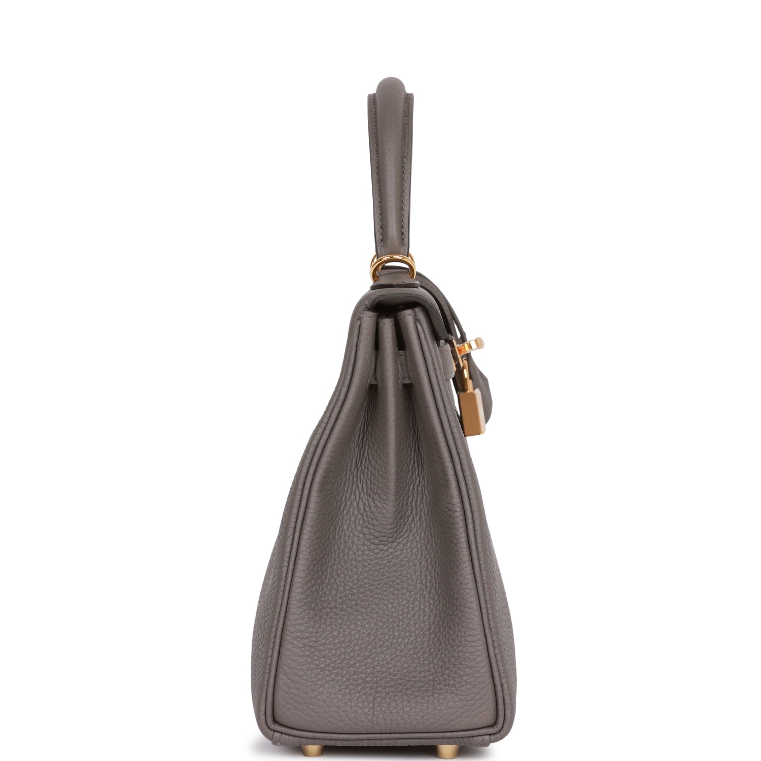 Hermes Kelly Retourne Etain Togo Hardware Handbag Gold Travel Bag Hardware 2