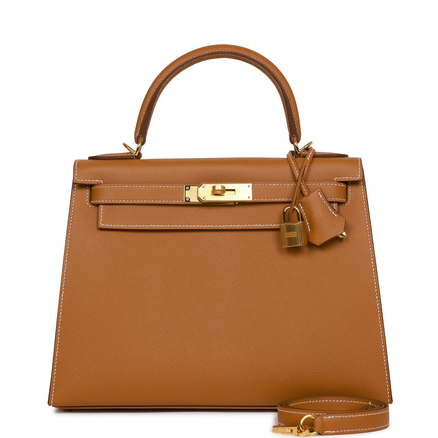 Hermes Kelly Sellier Epsom Hardware Handbag Gold Travel Bag Hardware 4