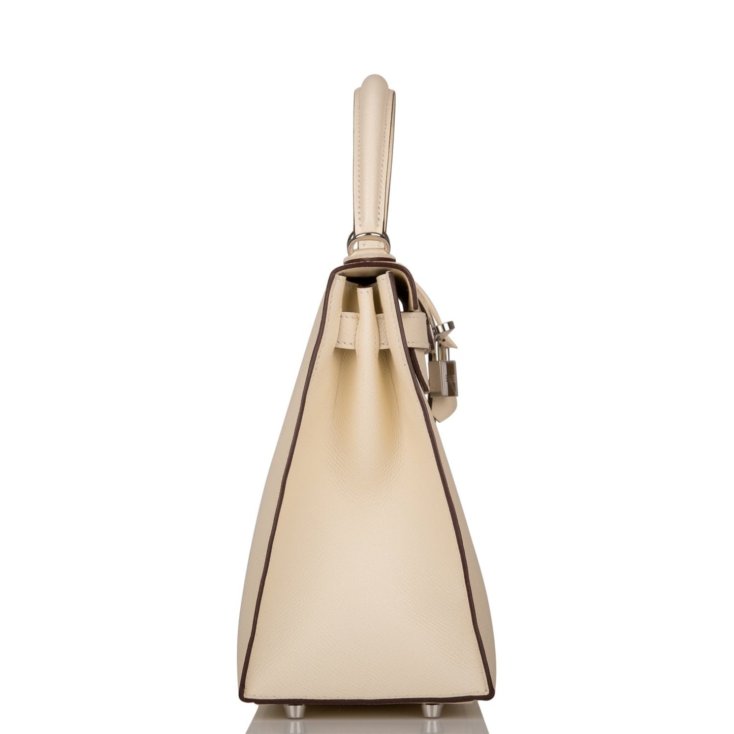 Hermes Kelly Sellier Nata Verso Epsom Palladium Hardware Travel Bag