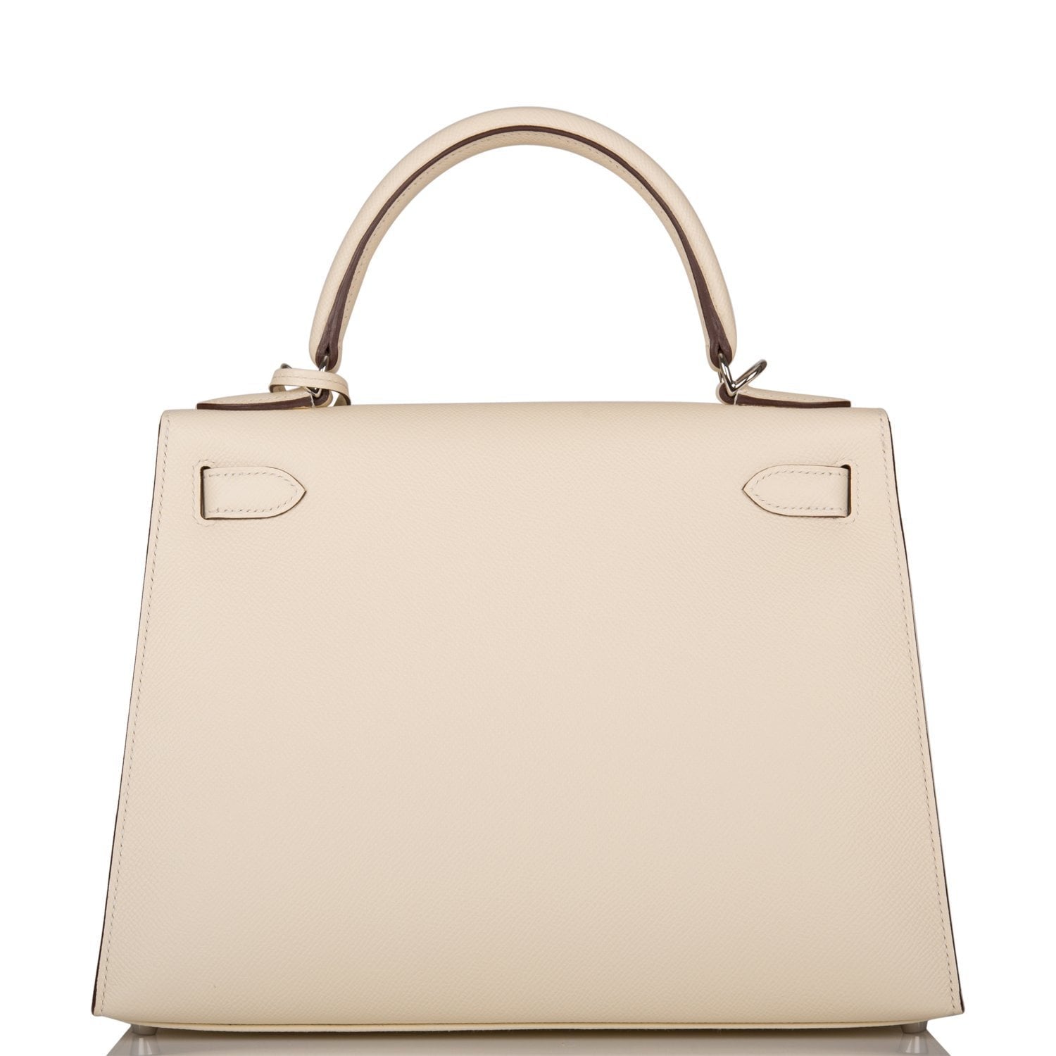 Hermes Kelly Sellier Nata Verso Epsom Palladium Hardware Travel Bag