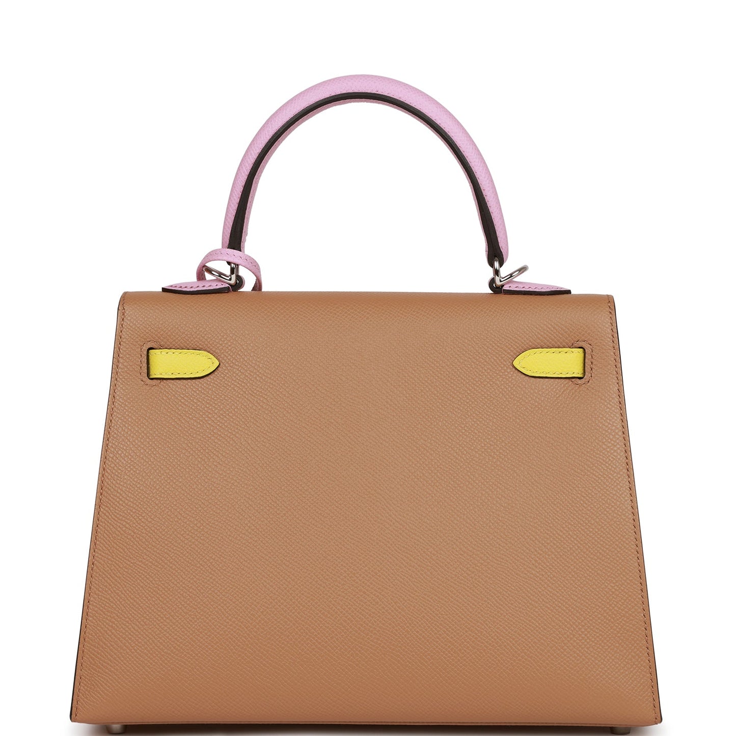 Hermes Kelly Sellier Tri Color Chai Lime And Travel Bag
