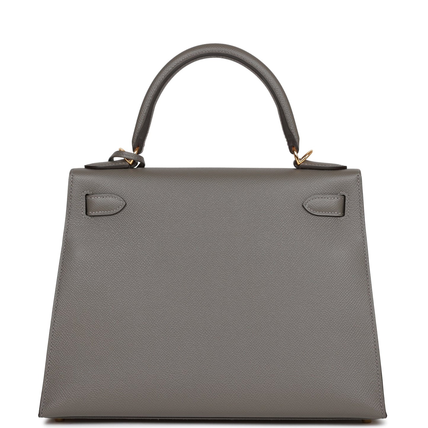 Hermes Kelly Sellier Gris Meyer Epsom Hardware Handbag Gold Travel Bag