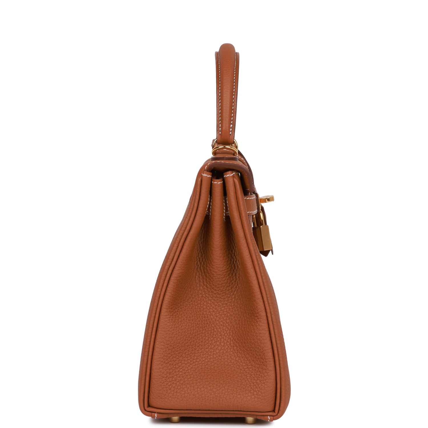 Hermes Kelly Retourne Togo Hardware Handbag Gold Travel Bag 11