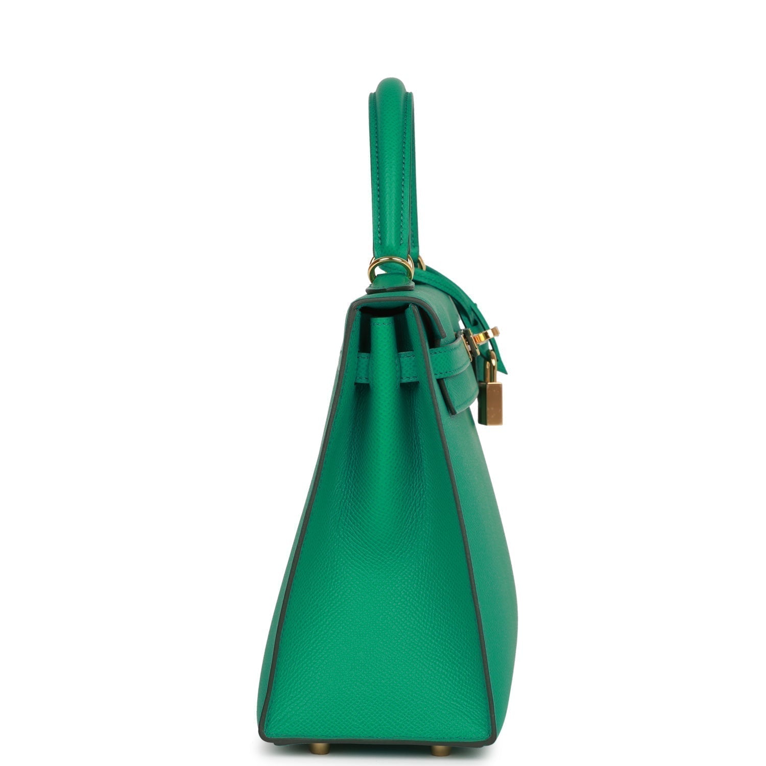 Hermes Kelly Sellier Vert Jade Epsom Hardware Handbag Gold Travel Bag Hardware 3