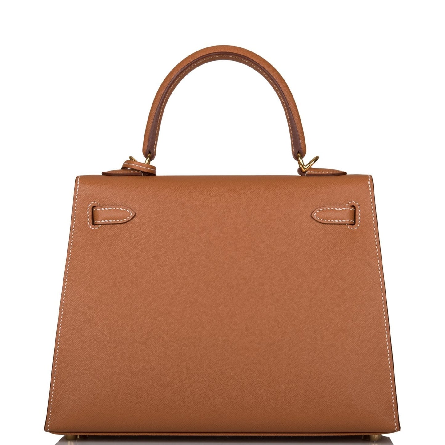 Hermes Kelly Sellier Epsom Hardware Handbag Gold Travel Bag 15