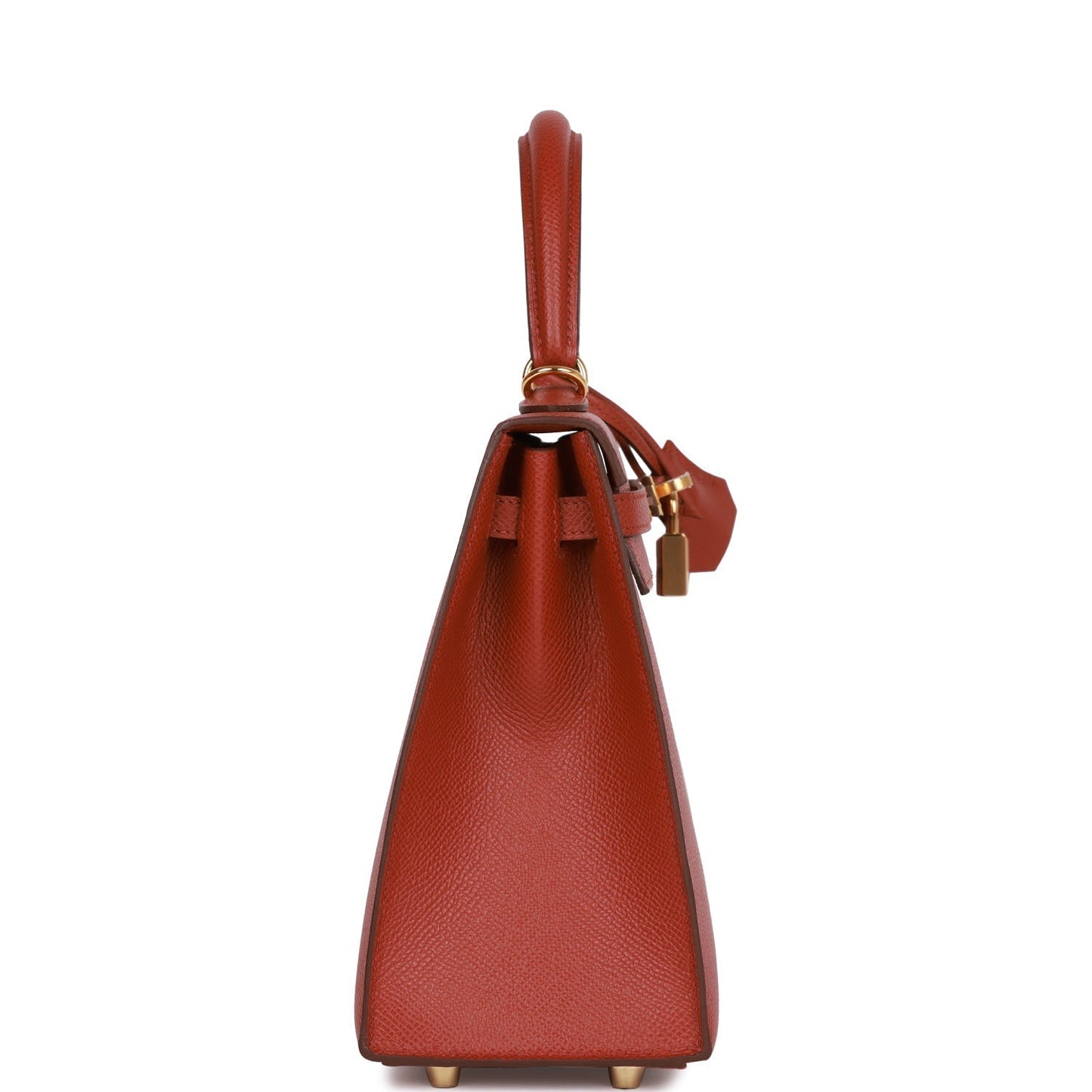 Hermes Kelly Sellier Rouge Venetian Epsom Hardware Handbag Gold Travel Bag