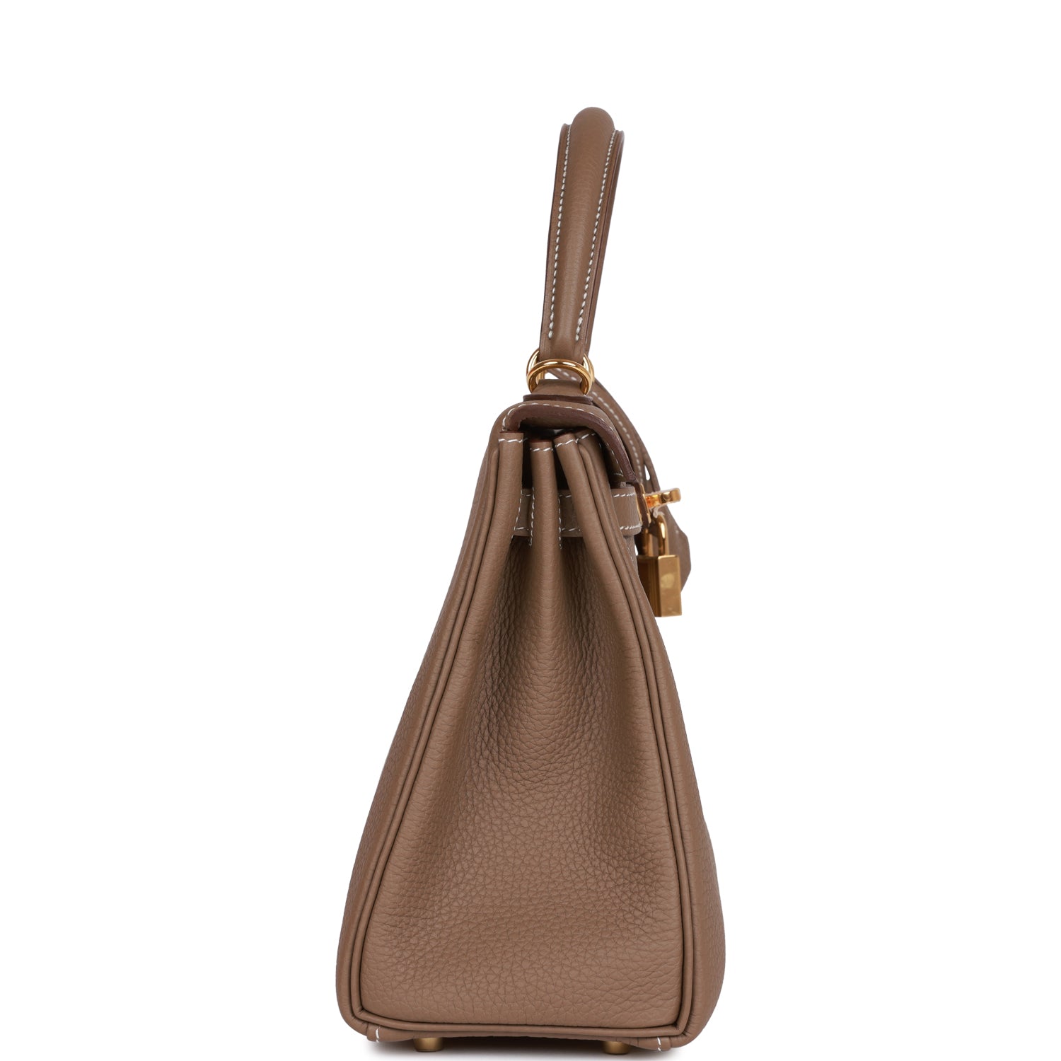 Hermes Kelly Retourne Etoupe Togo Hardware Handbag Gold Travel Bag 4
