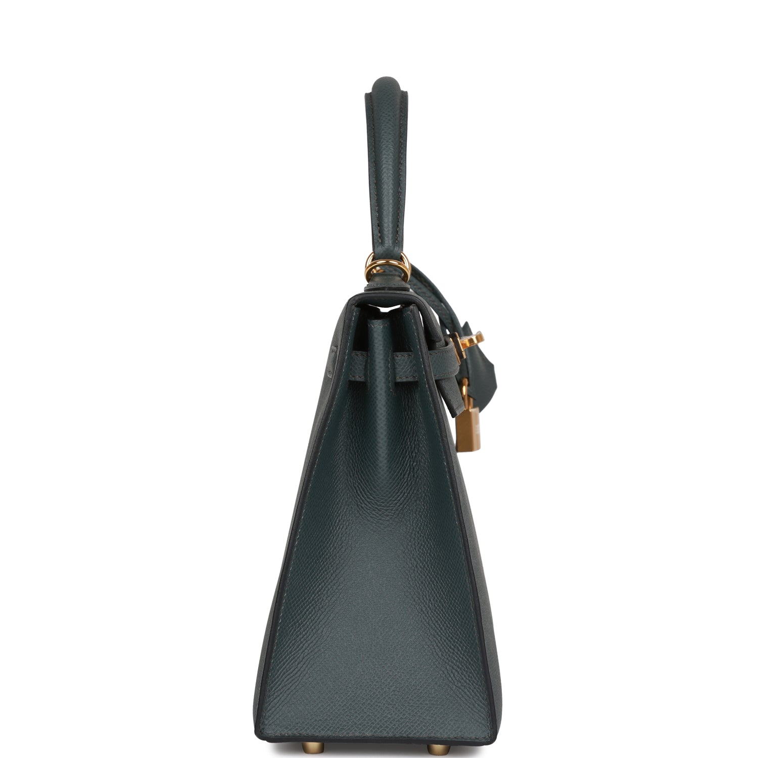 Hermes Kelly Sellier Bleu Orage Epsom Hardware Handbag Gold Travel Bag Hardware 1