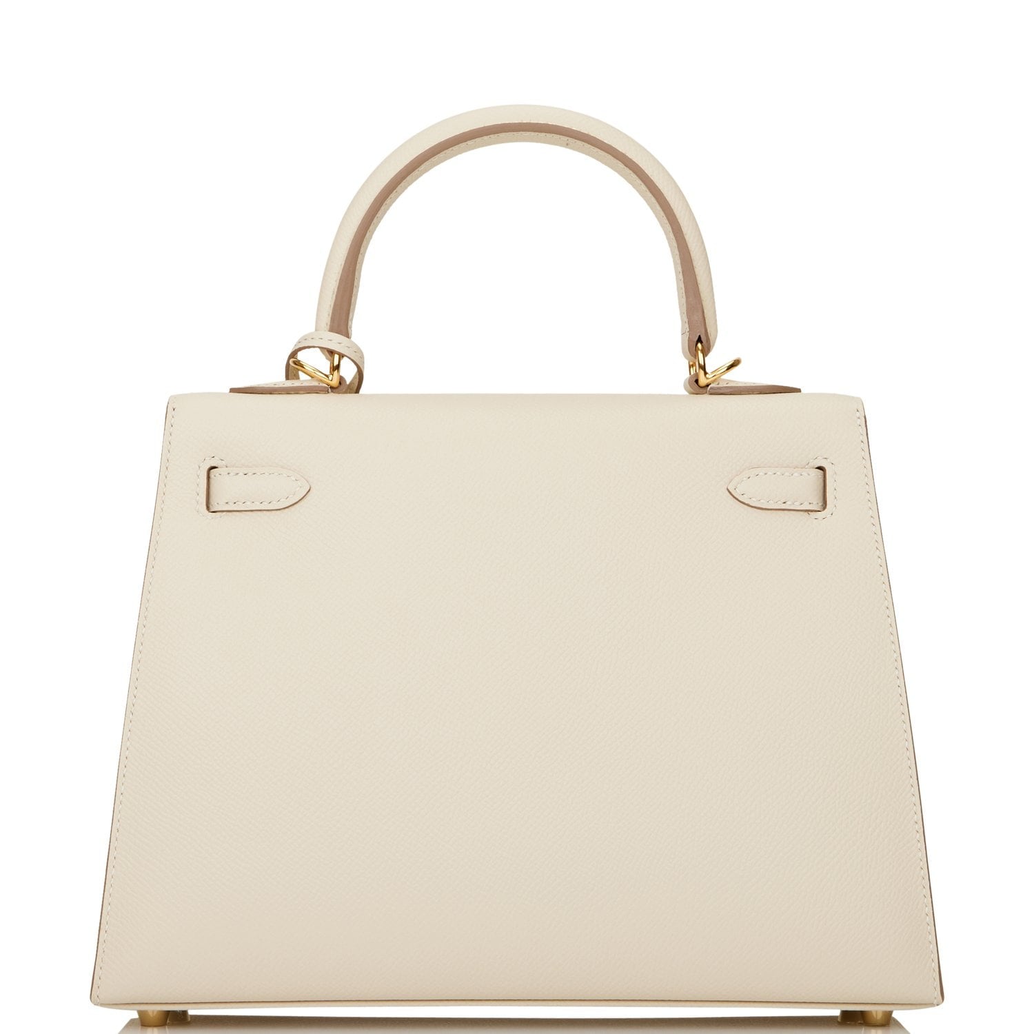 Hermes Kelly Sellier Craie Epsom Hardware Handbag Gold Travel Bag Hardware 1