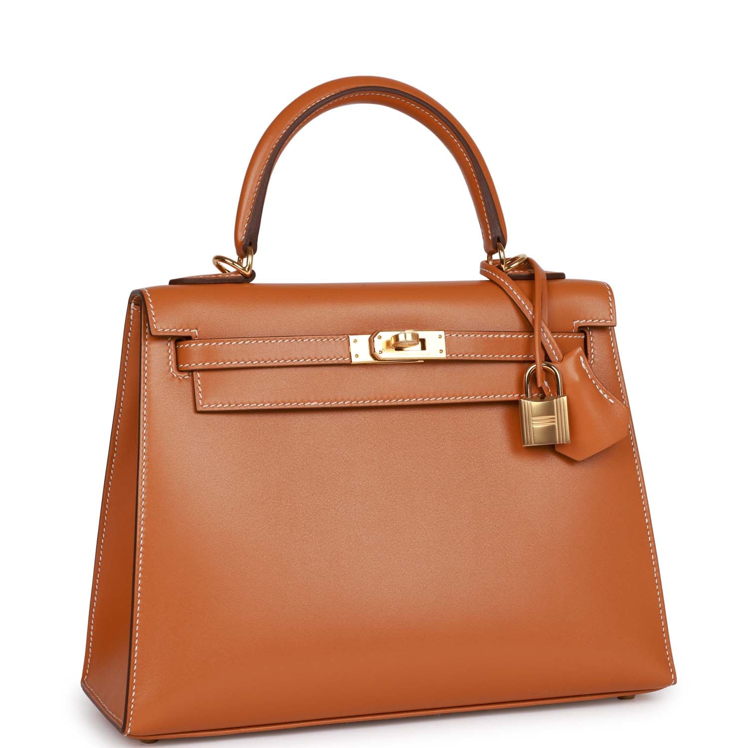 Hermes Kelly Sellier Natural Sable Butler Hardware Handbag Gold Travel Bag