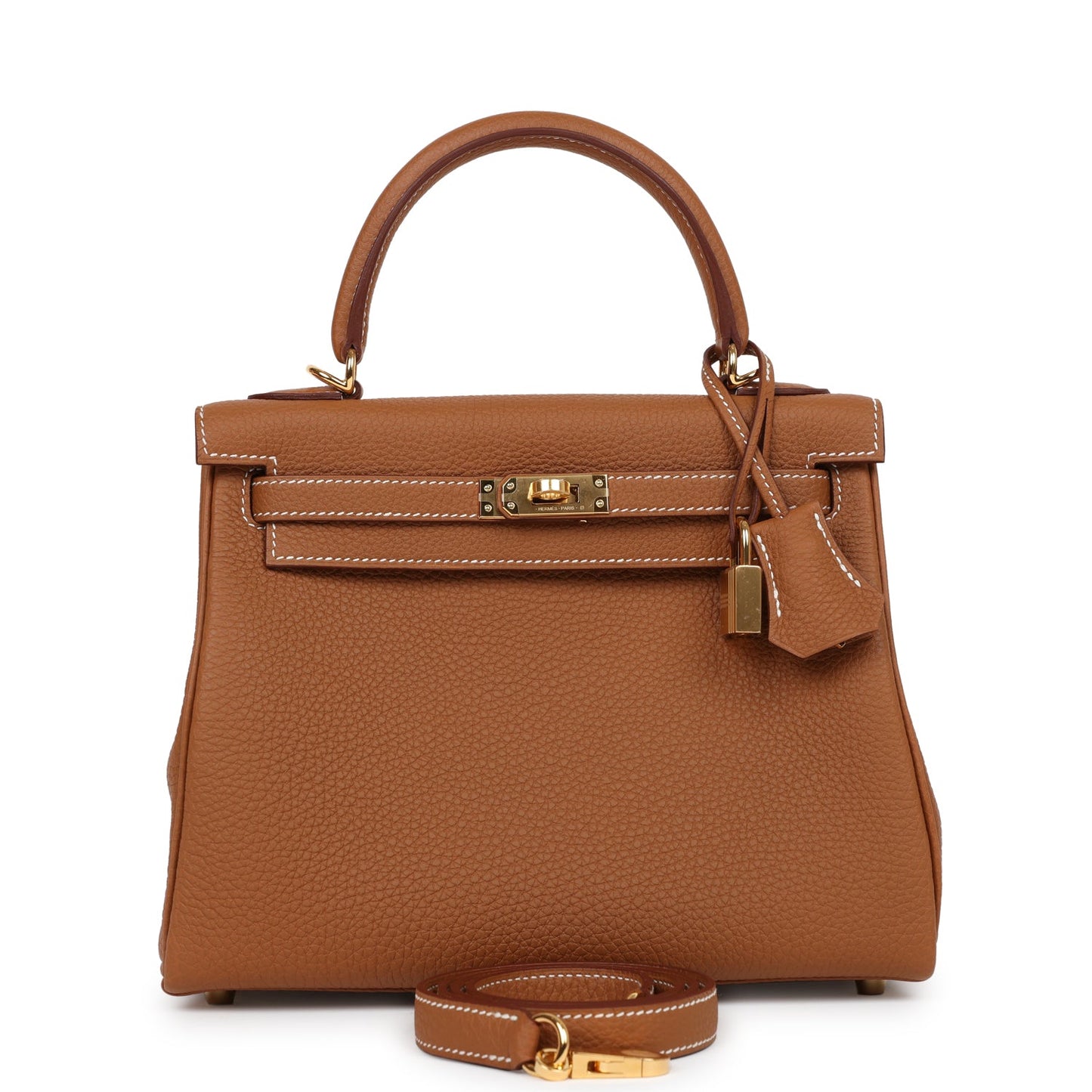 Hermes Kelly Retourne Togo Hardware Handbag Gold Travel Bag Hardware 4
