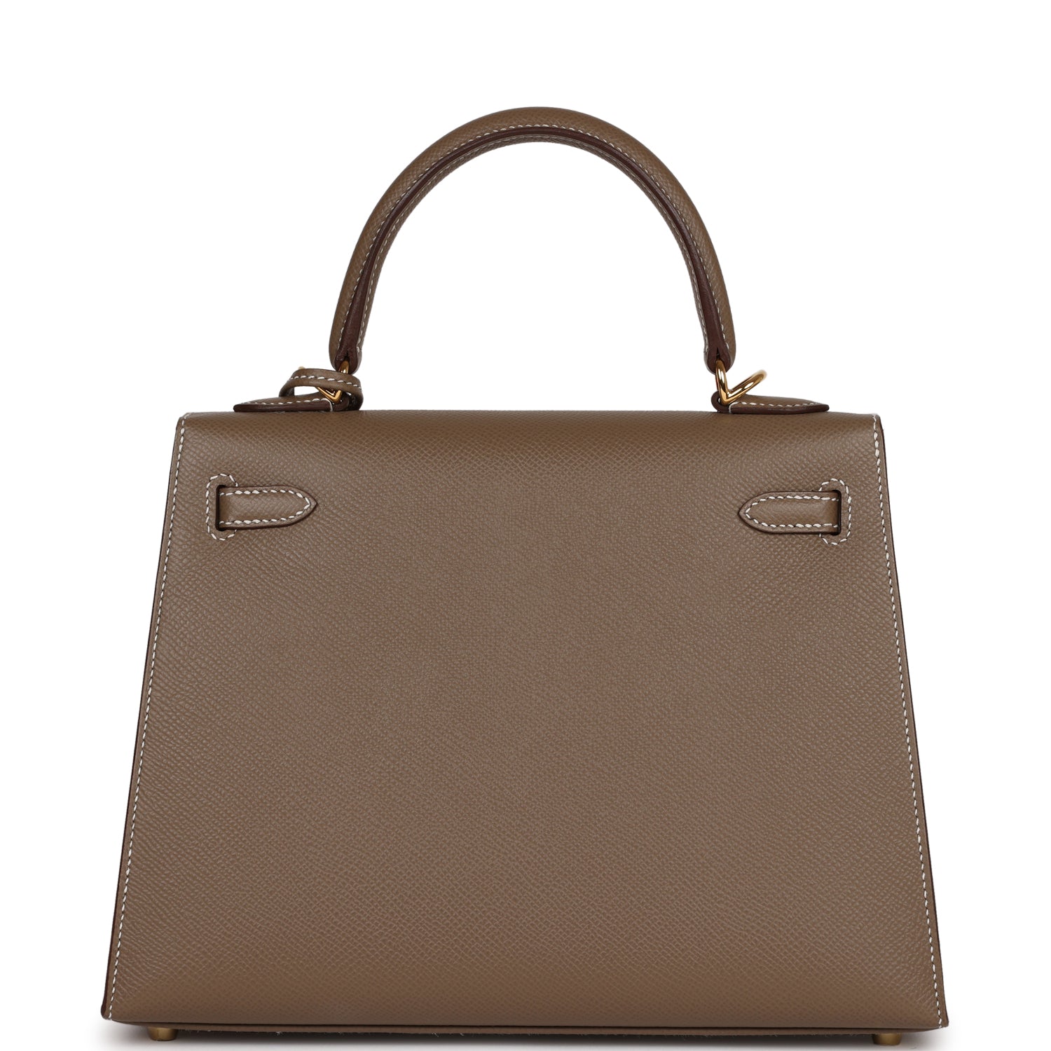 Hermes Kelly Sellier Etoupe Epsom Hardware Handbag Gold Travel Bag Hardware 3