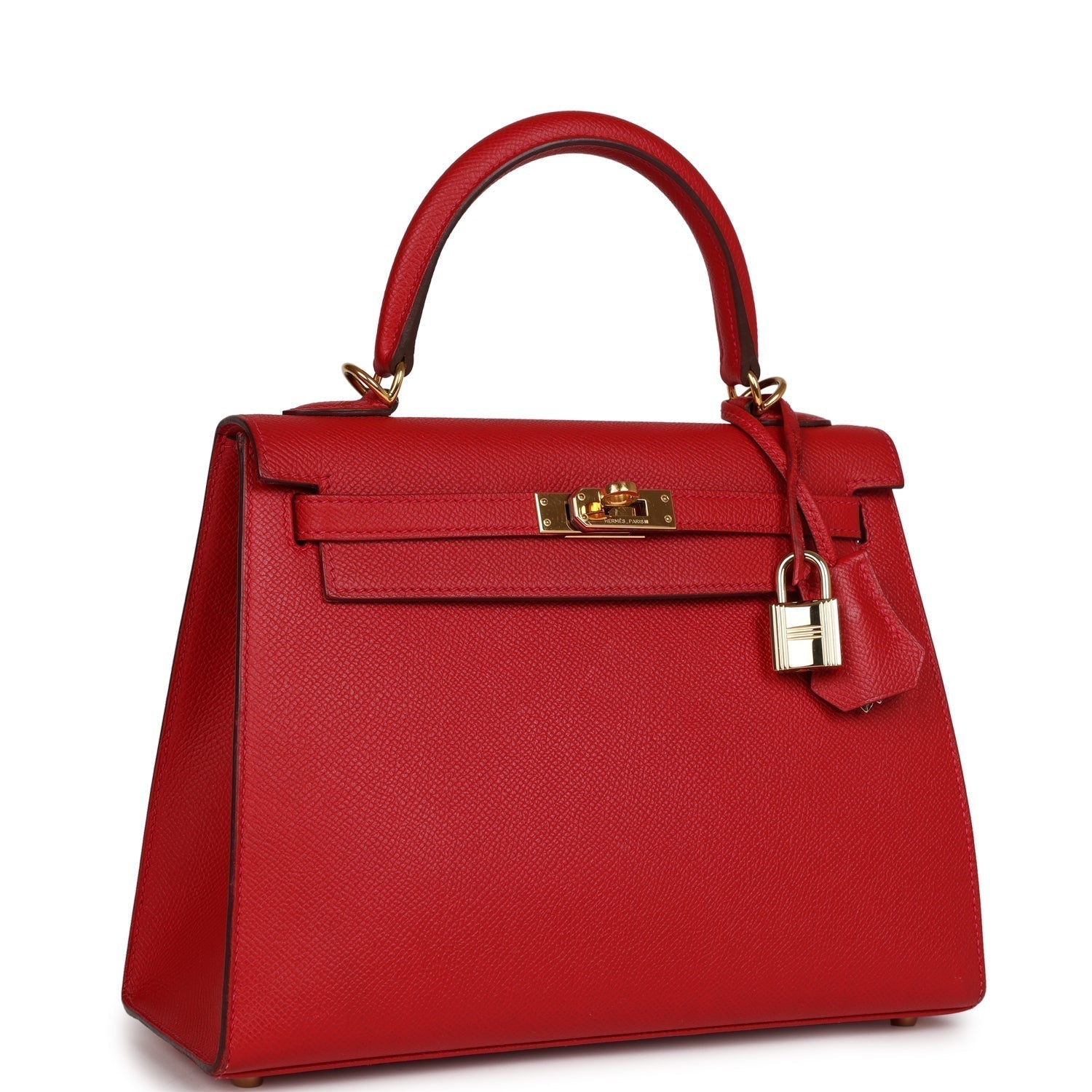 Hermes Kelly Sellier Rouge Cas Ue Epsom Hardware Gold Travel Bag Hardware 1