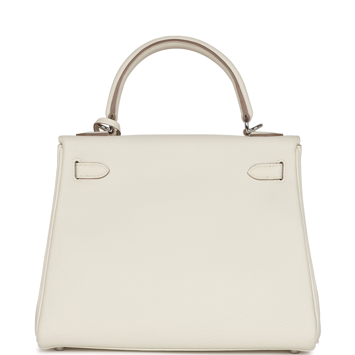 Hermes Kelly Retourne Mushroom Togo Palladium Hardware Handbag Travel Bag