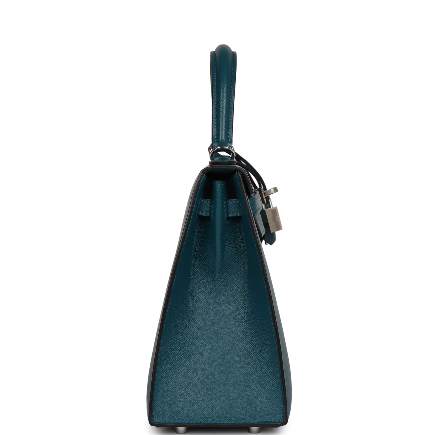 Hermes Kelly Sellier Vert Bosphore Verso Madame Palladium Travel Bag