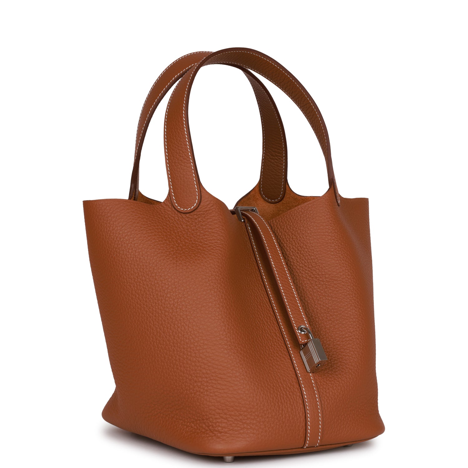 Hermes Picotin Lock Clemence Palladium Hardware Handbag Gold Travel Bag Hardware 3