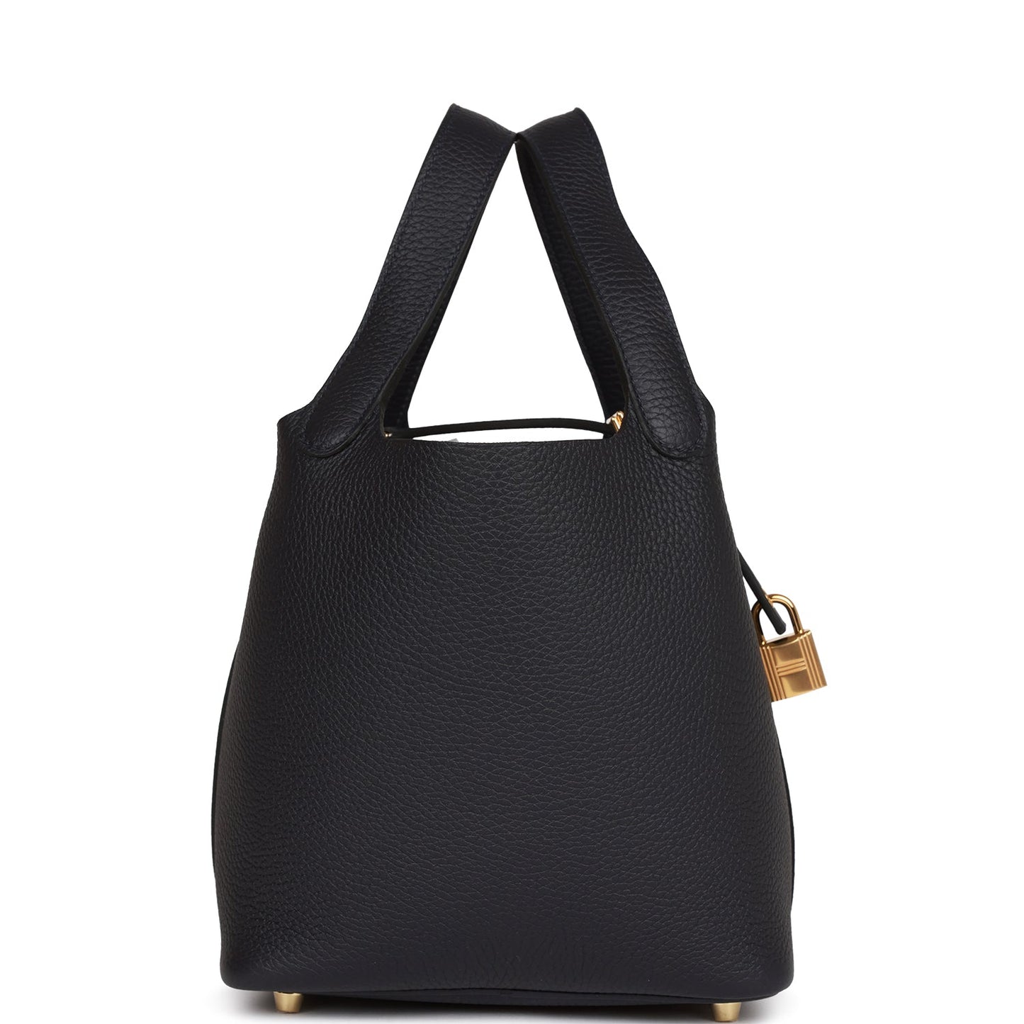 Hermes Picotin Lock Caban Clemence Hardware Handbag Gold Travel Bag