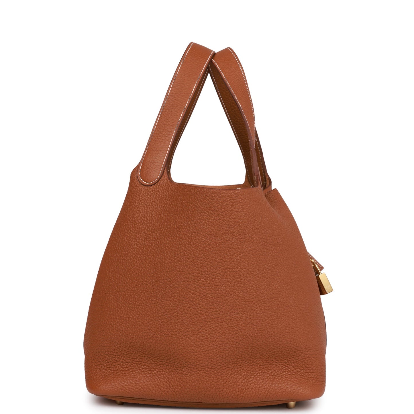 Hermes Picotin Lock Clemence Hardware Handbag Gold Travel Bag 5
