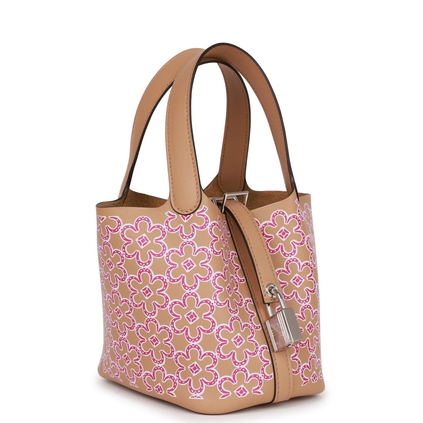 Hermes Micro Picotin Lock Lucky Daisy Chai Swift Travel Bag