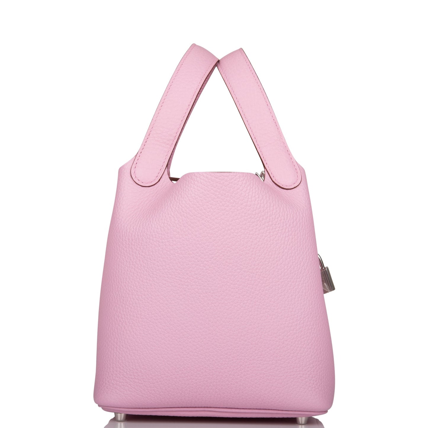 Hermes Picotin Lock Mauve Sylvestre Clemence Palladium Hardware Travel Bag