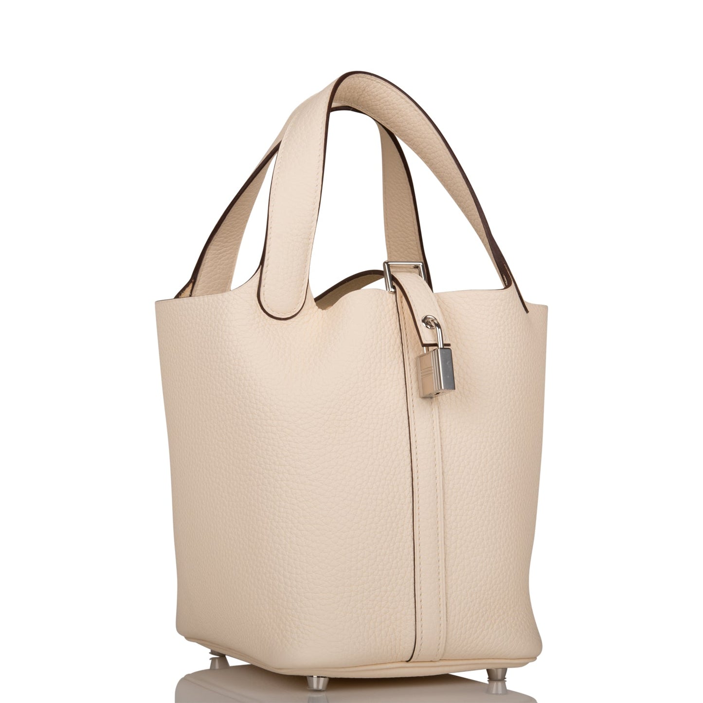 Hermes Picotin Nata Clemence Palladium Hardware Handbag Travel Bag Hardware 1