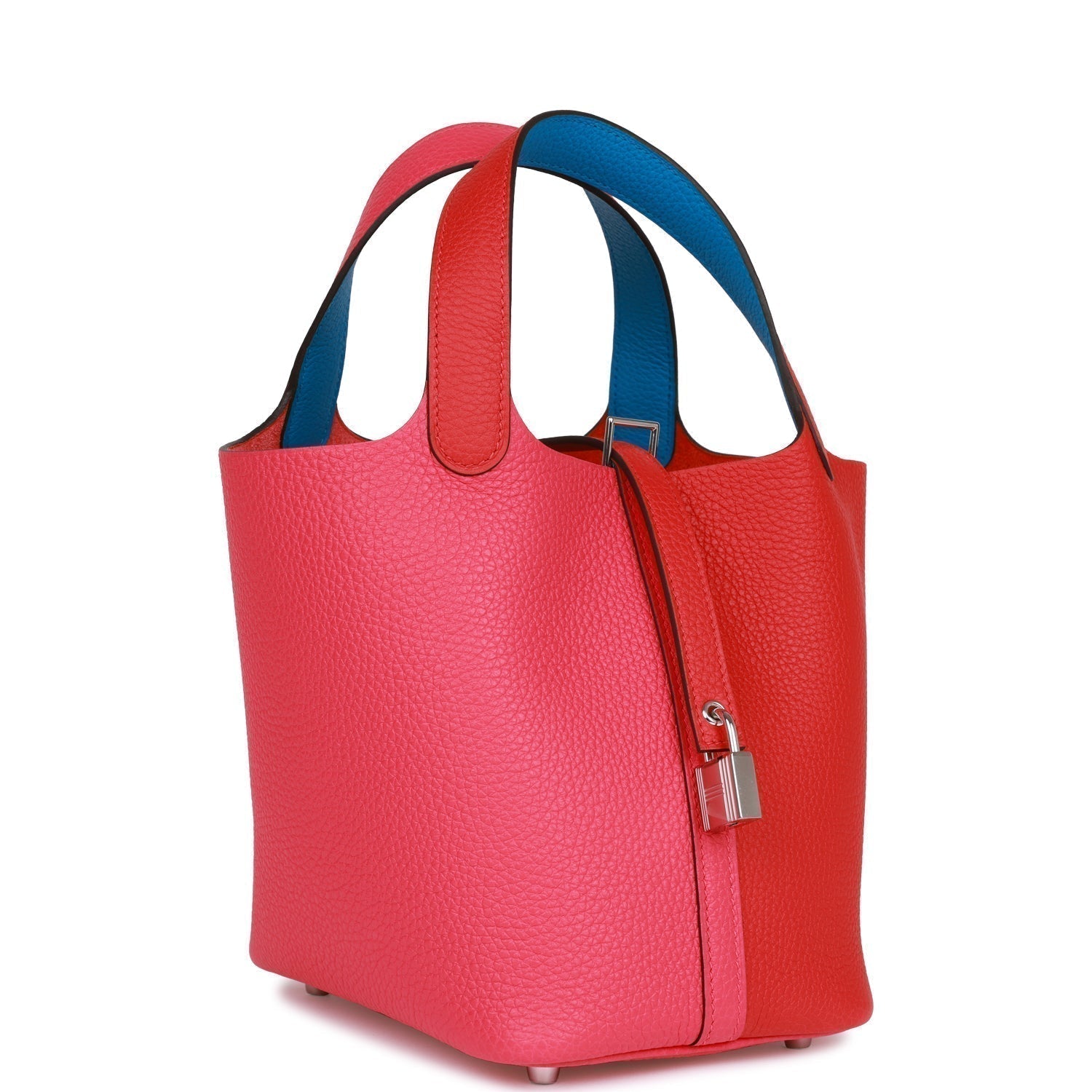 Hermes Picotin Lock Cas Ue Rouge De Coeur Travel Bag