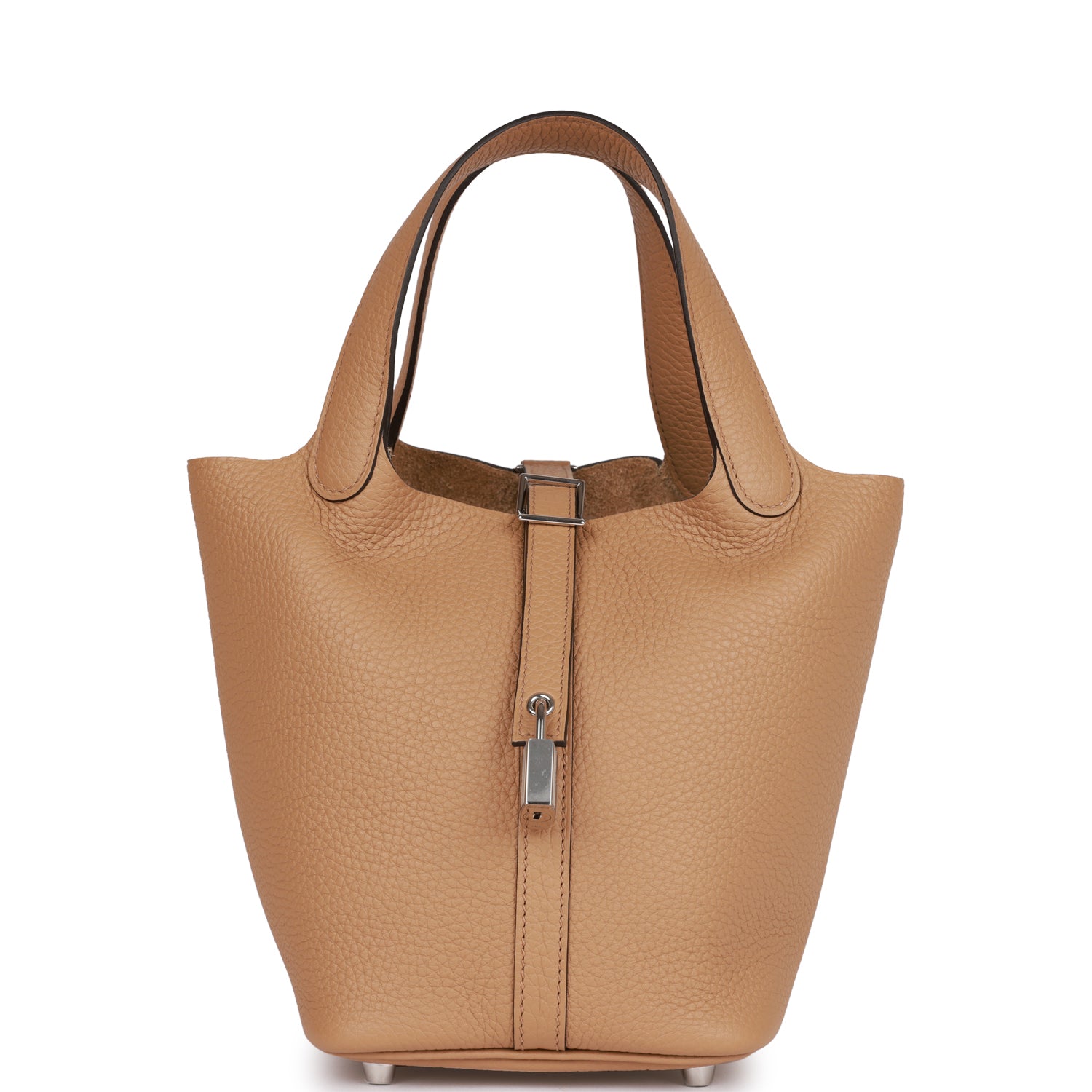Hermes Picotin Lock Chai Clemence Palladium Hardware Handbag Travel Bag
