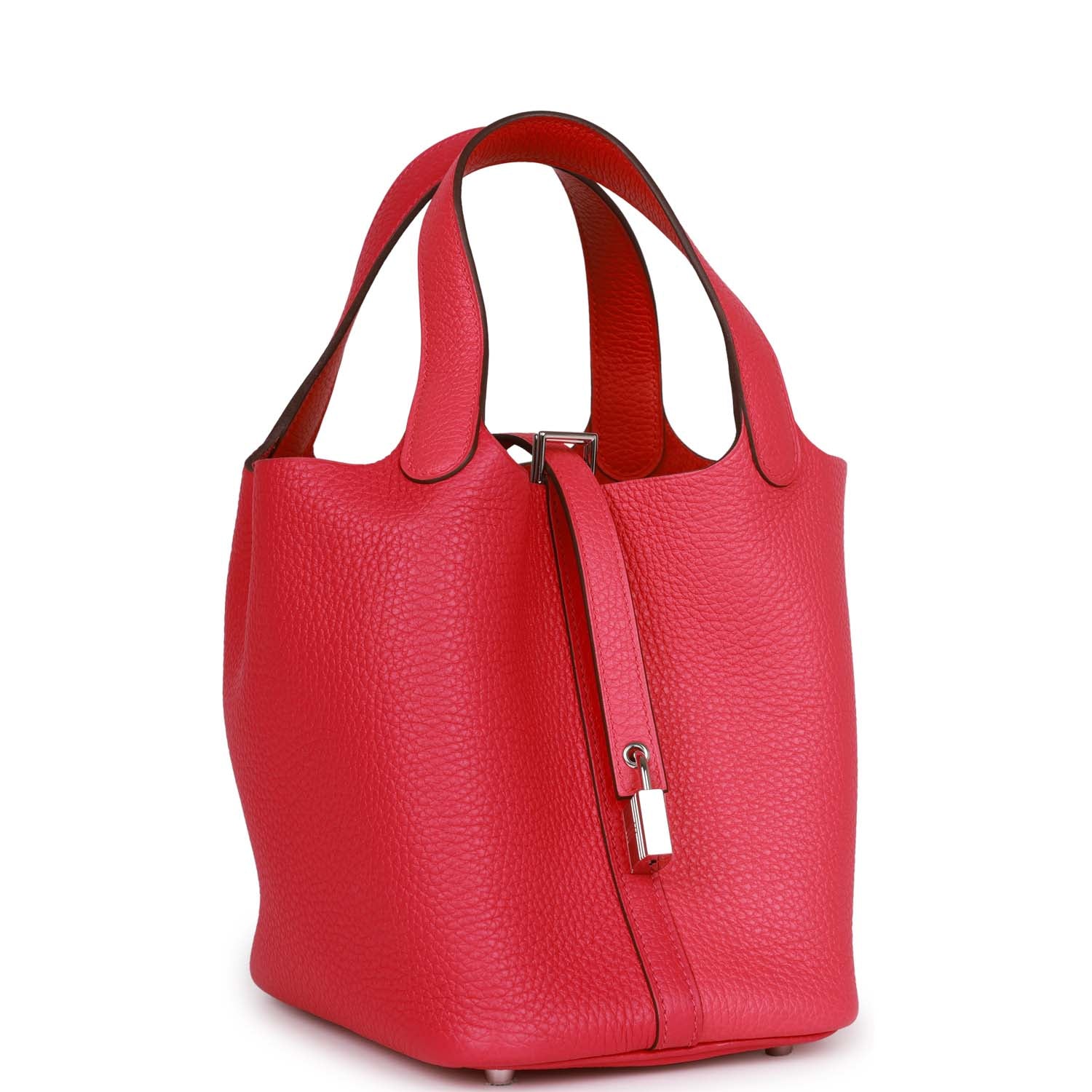 Hermes Picotin Lock Cas Ue Rose Extreme And Travel Bag