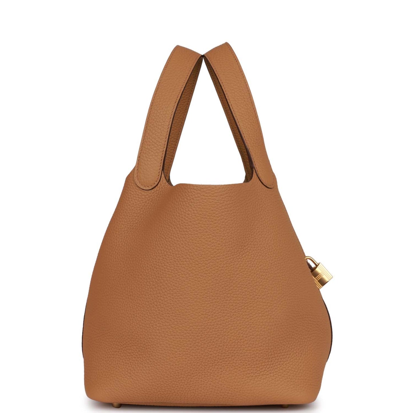 Hermes Picotin Lock Biscuit Clemence Hardware Handbag Gold Travel Bag 3