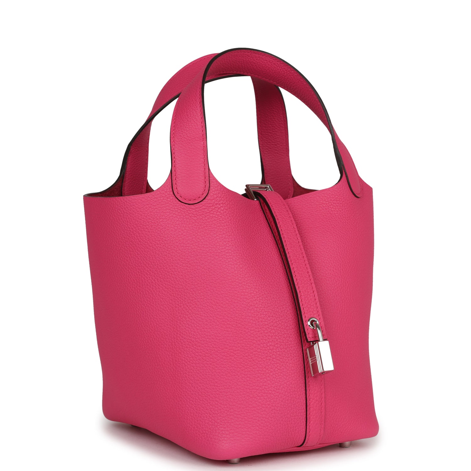Hermes Picotin Lock Rose Shocking Maurice Palladium Hardware Travel Bag
