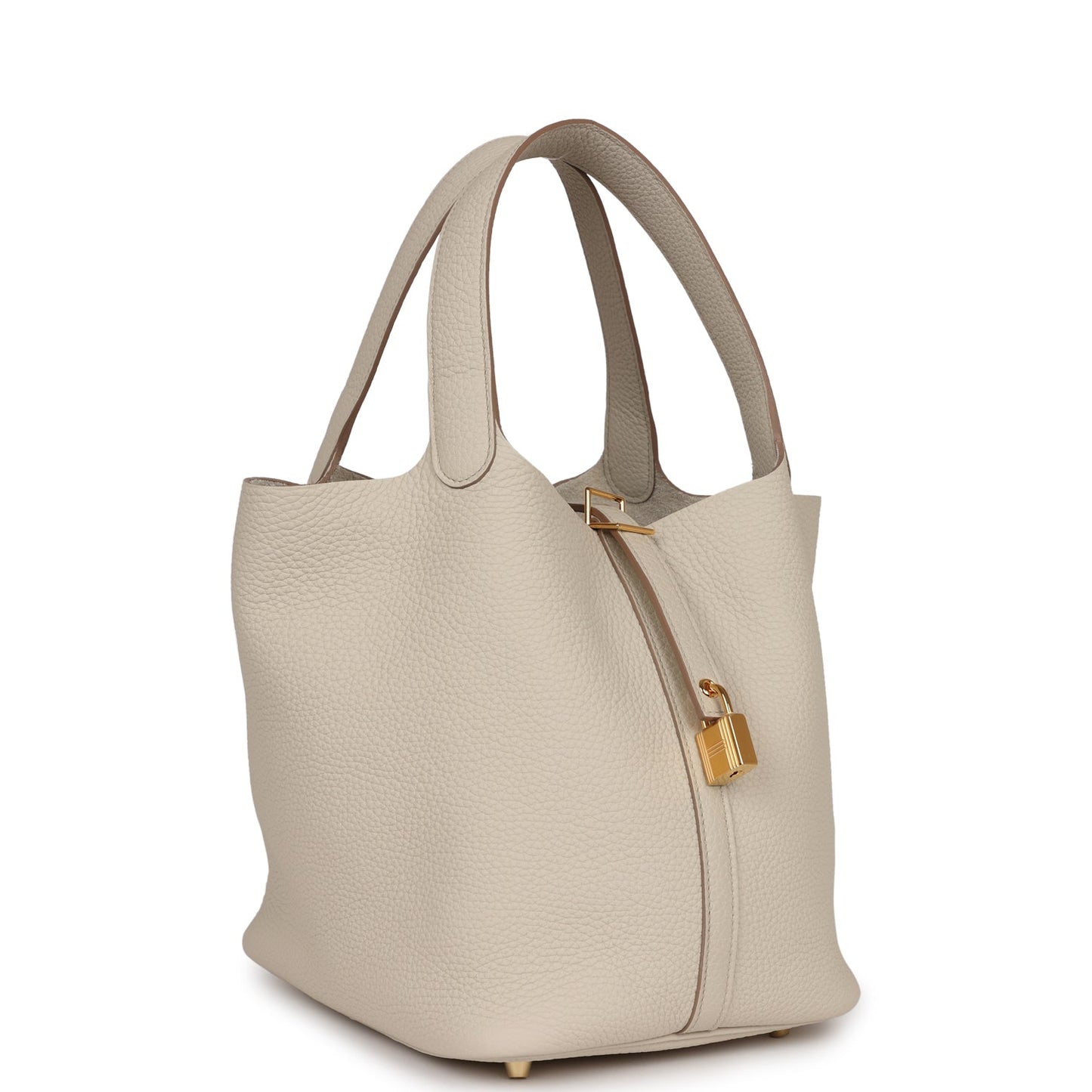 Hermes Picotin Lock Beton Clemence Hardware Handbag Gold Travel Bag Hardware 1