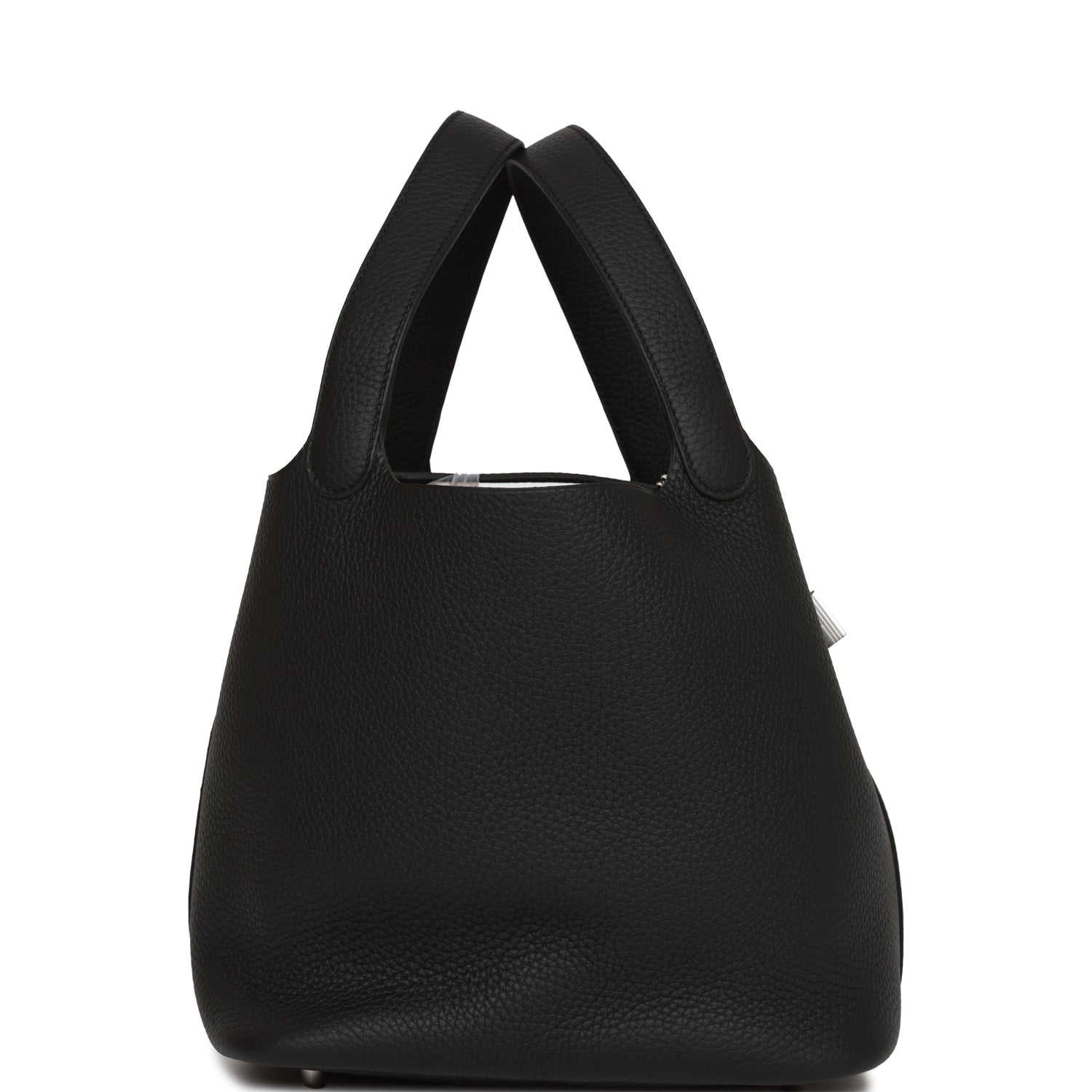 Hermes Picotin Lock Clemence Palladium Hardware Handbag Black Travel Bag Hardware 1