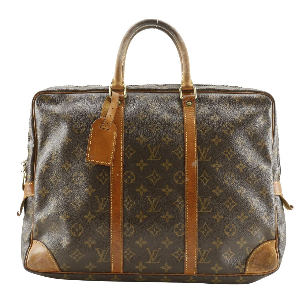 Louis Vuitton Business M53361 Briefcase Porto Documan Monogram Canvas Brown Handbag