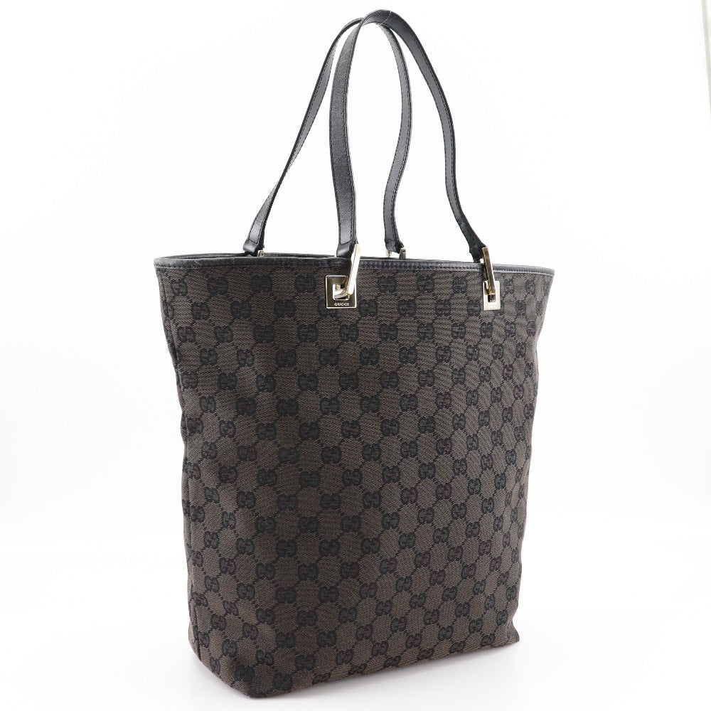 Gucci 002. GG Canvas Brown Tote Bag