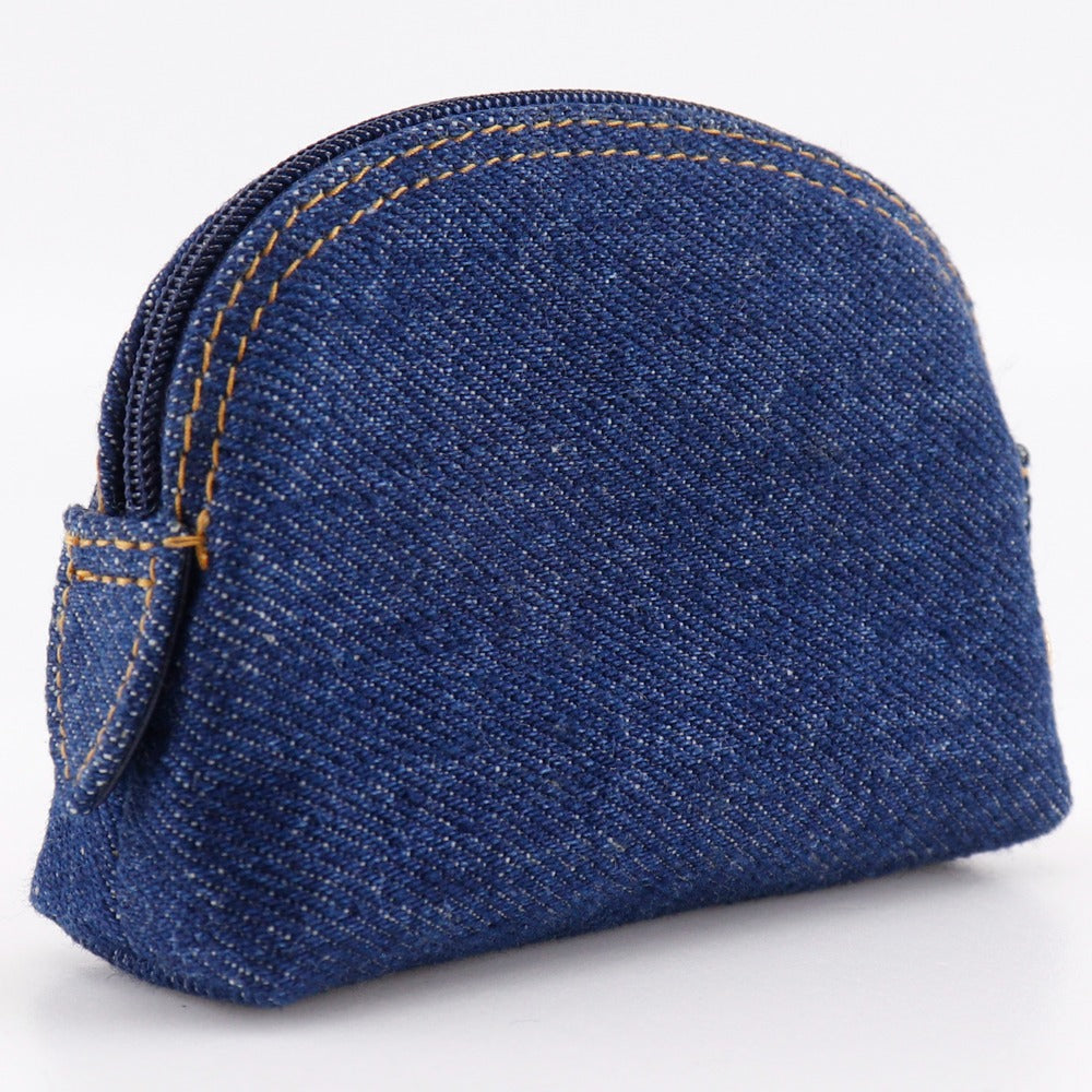 Chanel Coco Mark Denim Pouch Bag