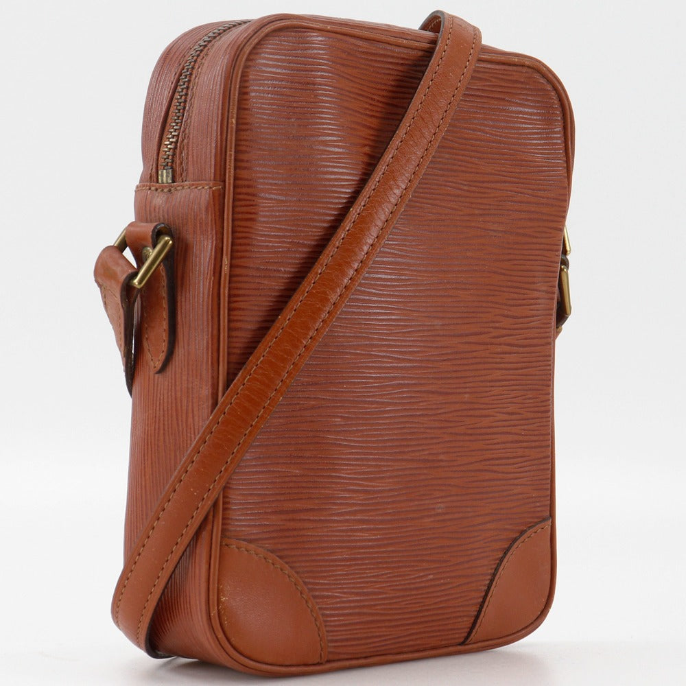 Louis Vuitton Epi Danube Leather Brown Shoulder Bag