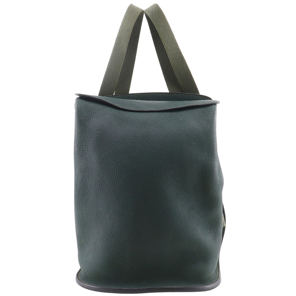 Backpack Sherpa Pm Unisex(Unisex) Handbag Leather Green