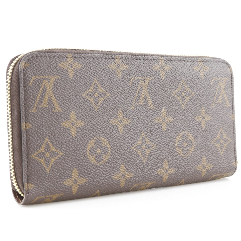 Louis Vuitton Long Purse M42616 Zippy Monogram Canvas Brown Wallet Case 8