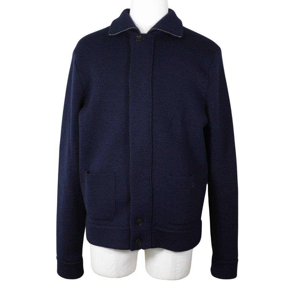 Gucci sweater Zip up XL Cotton Navy Apparel