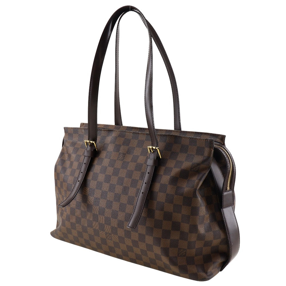 Louis Vuitton N51119 Damier Chelsea Canvas Brown Shoulder Bag
